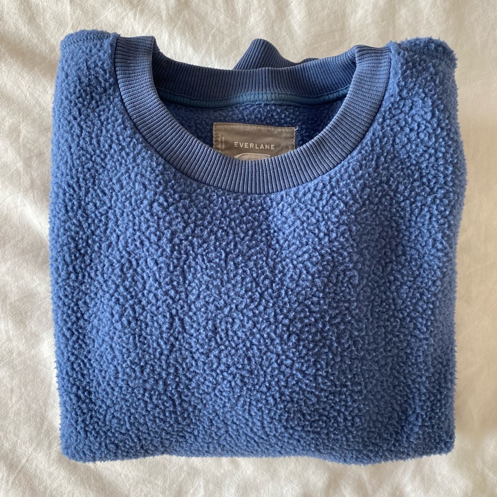 Everlane Renew fleece sweatshirt